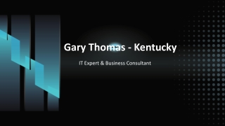 Gary Thomas (Kentucky) - A Resilient Mind Cultivator