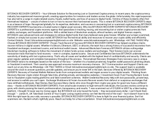 BITCRACK RECOVERY EXPERTS