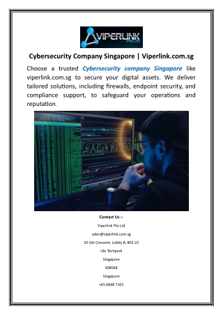 Cybersecurity Company Singapore | Viperlink.com.sg