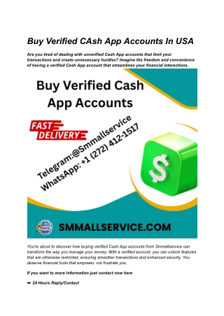 Buy Verified CAsh App Accounts In USA (3)