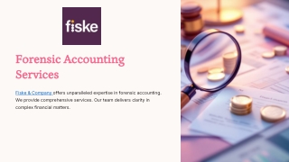 Forensic Accounting Services - Fiskeco.com