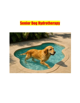 Senior Dog Hydrotherapy