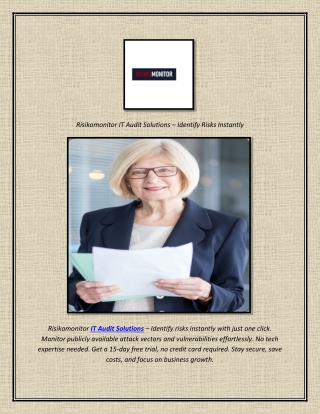 Risikomonitor IT Audit Solutions – Identify Risks Instantly