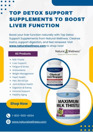 Top Detox Support Supplements to Boost Liver Function - www.naturalwellness.com