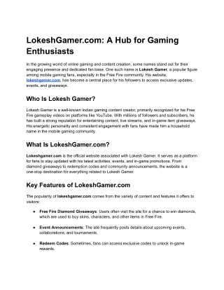 LokeshGamer