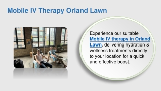 Mobile IV Therapy Orland Lawn