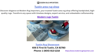 Tustin area rug shop