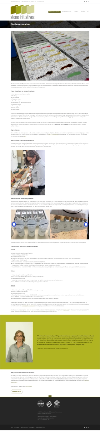 Floor Finish Evaluation