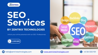 SEO Services - Zentrix Technologies