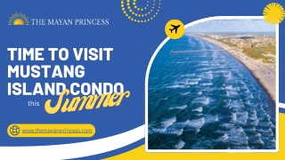 Time to Visit Mustang Island Condo