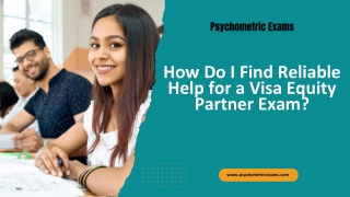 How Do I Find Reliable Help for a Visa Equity Partner Exam?
