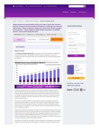 Intravenous Solutions Market Use in Pediatric vs Adult Patient Populations