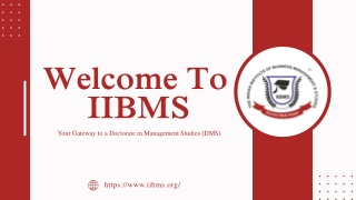 Doctorate in Management Studies: A Pathway to Global Leadership