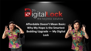 Affordable Doesn’t Mean Basic Why My Hope is the Smartest Bedding Upgrade — My Digital Lock
