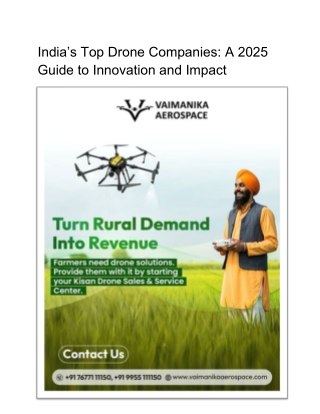 India’s Top Drone Companies_ Vaimanika Aerospace