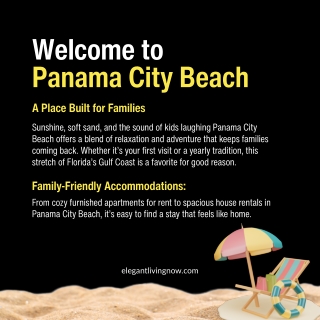 Plan the Perfect Family Vacation in Panama City Beach