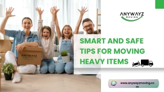 How to Safely Move Heavy and Bulky Items