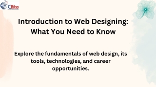 Best Web Designing Course in Chandigarh | Learn UI/UX & Front-End Skills