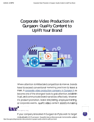 corporate-video-production-in-gurgaon-quality-content-to-uplift-your-brand