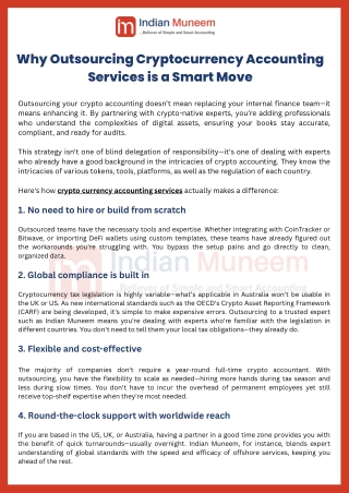 Cryptocurrency Accounting Services