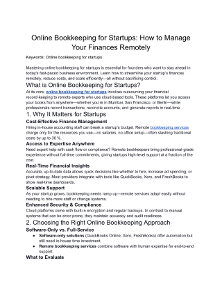 Online Bookkeeping for Startups_ How to Manage Your Finances Remotely