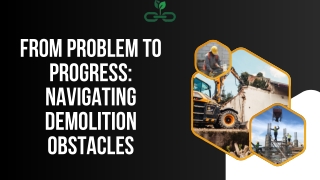 From Problem to Progress: Navigating Demolition Obstacles