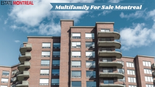 Multifamily For Sale Montreal