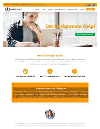 Gradespire: Elevating Online Assignment Writing Services to New Heights