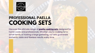 Discover Top-Quality Professional Paella Cooking Sets