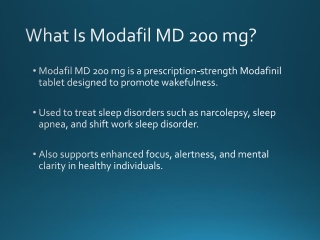 Modafil MD 200mg Focus Aid