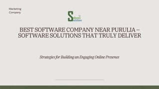 Best Software Company near Purulia – Software Solutions That Truly Deliver