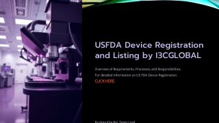 FDA Device Registration and Listing