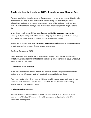 Salon_ Top Bridal beauty trends for 2025_ Aguide for your special Day - Myrah (1)