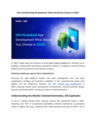 iOS vs Android App Development_ What Should You Choose in 2025_