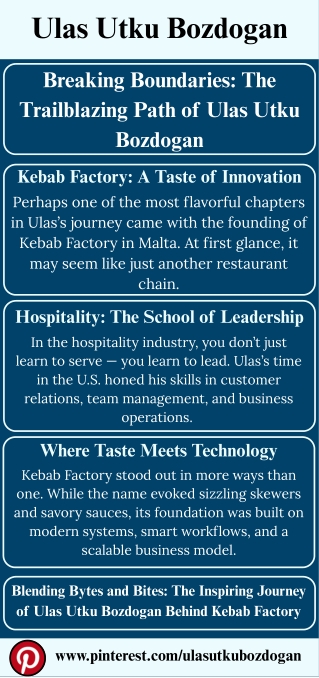 From Hospitality to High-Tech: The Career Evolution of Ulas Utku Bozdogan