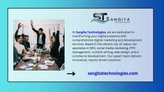 Sangita Technologies presentation Ppt