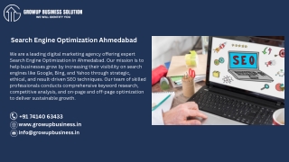 Search Engine Optimization Ahmedabad