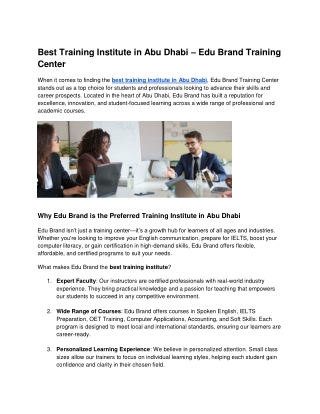 Best Training Institute in Abu Dhabi – Edu Brand Training Center (3)