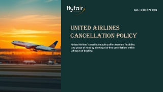 United Airlines Cancellation Policy