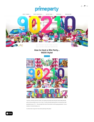 Host a 90210-Style 90s Themed Party Tips & Ideas