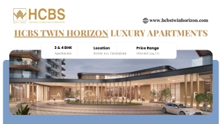 HCBS TWIN HORIZON LUXURY APARTMENTS SECTOR 102, GURUGRAM