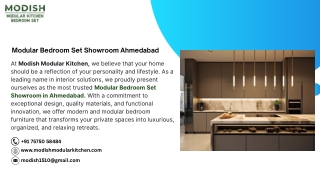 Modular Bedroom Set Showroom Ahmedabad