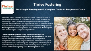 fostering children in Birmingham