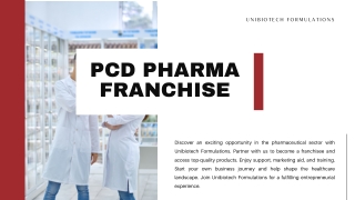 India Top PCD Pharma Franchise Company