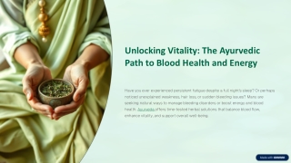 Best Ayurvedic Product for Blood Control & Energy Boost