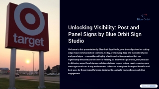 How Panel Signs Enhance Huntsville’s Landscape