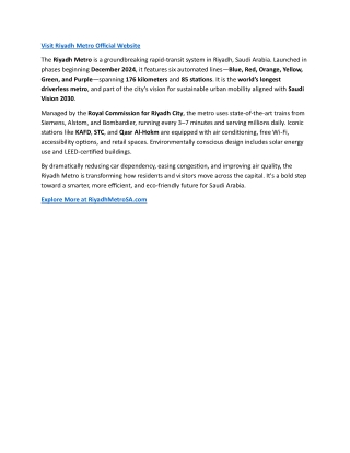 riyadh metro