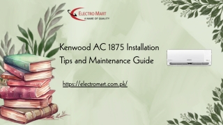 Kenwood AC 1875 Installation Tips and Maintenance Guide