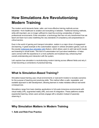 Vehicle Simulators and the Rise of Driving Realism (1)