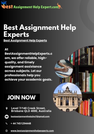 Best Assignment Help Experts